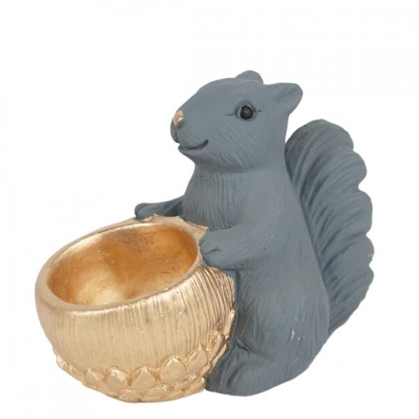 Schale Jingle sitzendes Eichhörnchen 17 cm 3fach sortiert