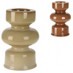 Theelichthouder 15 cm 2 assorti