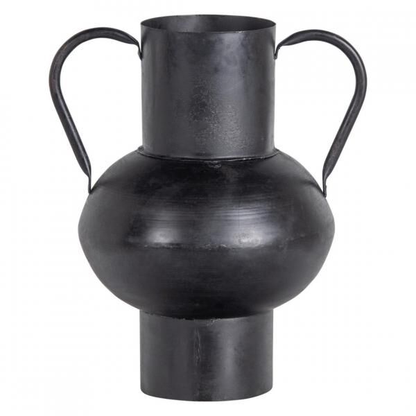 WOOOD vase Vere metal black 28 cm