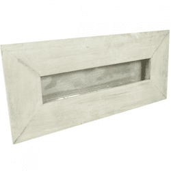 Wanddekoration Holz weiß gekalkt 51,5 cm