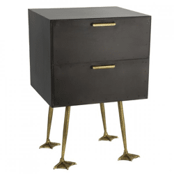 Countryfield chest of drawers Sorrento black 60 cm