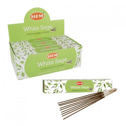 HEM incense sticks white sage 8 pcs.