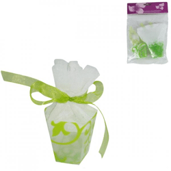 Miss france gift box green 5 cm set of 6