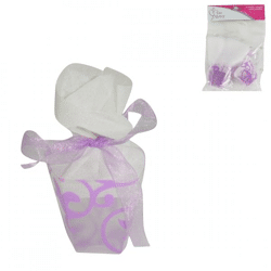 Miss france gift box purple 5 cm set of 6