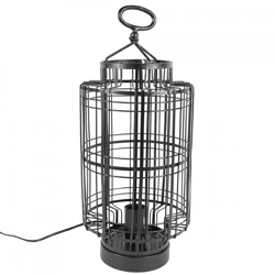 Tischleuchte Kyle EU-Stecker schwarz 48 cm