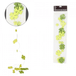 Garland clover four green 120 cm