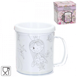 Color your own cup princess 250 ml