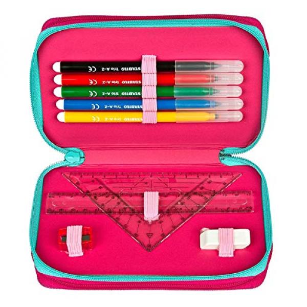 Butterfly - Triple Decker, gef&uuml;lltes Sch&uuml;leretui