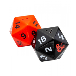 Dungeons & Dragons - D20 Dice 3D salt and pepper shaker