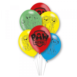 Paw Patrol 2022 - 6 latex balloons - 22.75 cm