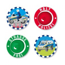 POLIZEI - Muffinaufleger   12  Stk