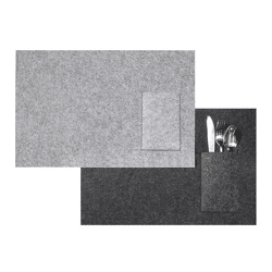 Placemat felt w.pocket 