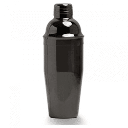 Lacari Cobbler Shaker Standard Cocktail Shaker stainless steel black 750 ml NEW