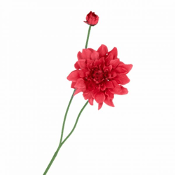 Künstliche Blume Dahlie Spike rot 78 cm