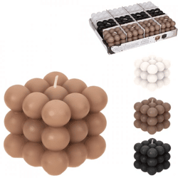 Out of the Blue Kerze Blase 6 x 6 cm 4 sortiert