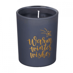 (R) Spaas scented candle in glass Winter Wishes Festive Spice 9,5 cm