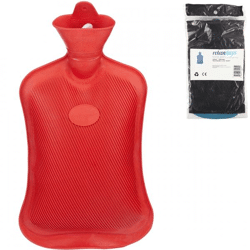Relaxdays warmwater kruik rood 2 L
