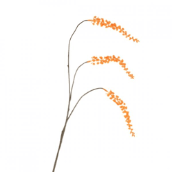 Künstlicher Zweig Berry Cluster orange 94 cm