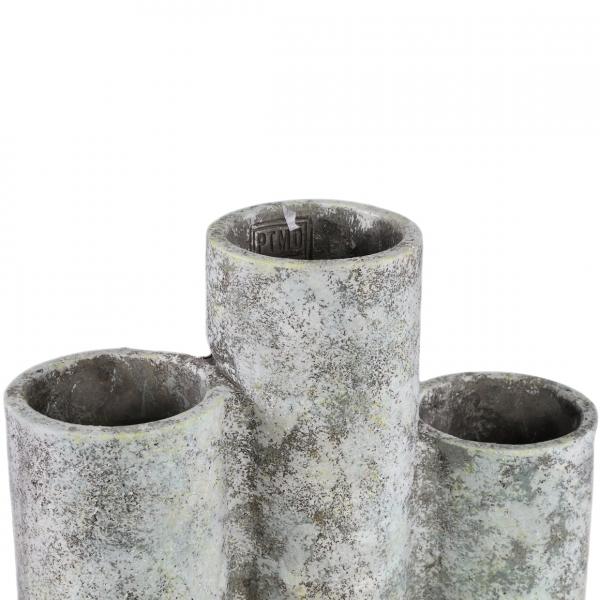 PTMD Vase Pfeifen weiß/grün 35 cm