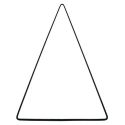 Dekoration DIY Weihnachtsbaum Metall schwarz 55 cm