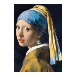 Johannes Vermeer: Girl with a Pearl Earring - Art Collection Puzzle 1000 pieces