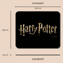 Mouse pad / Mousepad Harry Potter 045 Black