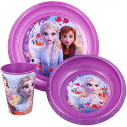 Disney Frozen 2/ The Ice Queen 2 - 3-piece tableware set