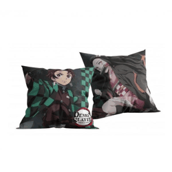 Demon Slayer - Tanjiro und Nezuko - Kissen - 40 x 40 cm