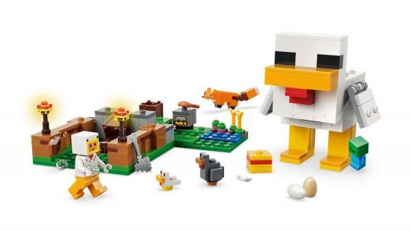 LEGO&reg; Minecraft&trade; - H&uuml;hnerfarm (233 Teile)