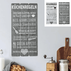 Bild Küchenregeln, 2/s, 30x60cm