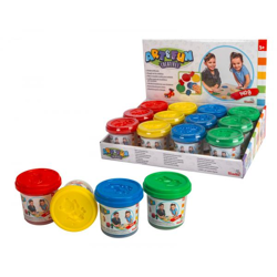 Simba 106328899 - A&F soft putty in a display - 4 assorted