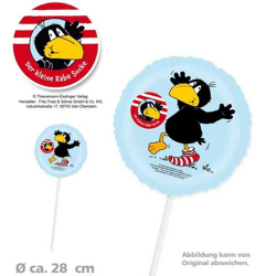 Raven sock - foil balloon - 28 cm