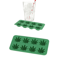 Eiswürfelform Cannabis, ca. 21x10cm