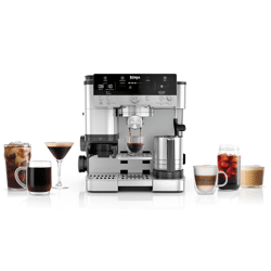 Ninja ES601EU Luxe Premier 3in1 espresso machine for versatile coffee preparation