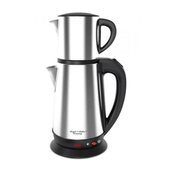 Stainless steel tea maker Top: 0.8 L Bottom: 1.8 L, Caymatik, tea makerTea maker Double tea maker Çaymasch