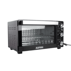ALKANA Mini-Backofen 45L – 1700W, Umluft & Grillfunktion, ideal für Pizza & Aufläufe