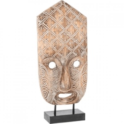 J-Line statue primitive Mask wood 58 cm