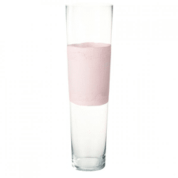 J-Line vase Delph glass light pink 60 cm