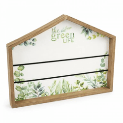 Memo Board Kartenhalter Haus Green Life 32 cm