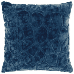 Unique Living cushion Elina dark blue 45 x 45 cm
