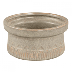 PTMD Blumentopf Rail niedrig L hellbraun 19,5 cm