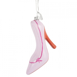 Wilko Weihnachtsaufhänger Kürbis Schuh 9 cm 4 Stück