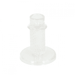 Housevitamin candlestick Twist iridescent glass 10 cm