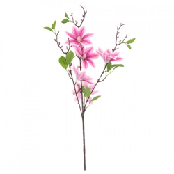 Countryfield Künstliche Blume Magnolie lila 82 cm