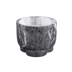 PTMD Blumentopf Marmy schwarz S 12 cm