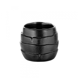 128076 Fink Kerzenhalter Cocon schwarz 12 cm