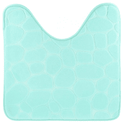 Toilettenvorleger aqua Mikrofaser 50 x 50 cm