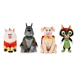 DC League of Super Pets - Plüschfiguren-Sortiment 4-fach sortiert 27 cm