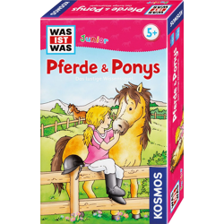 Kosmos 712563 - WAS IST WAS Junior - Pferde und Ponys - Das lustige Wissensspiel