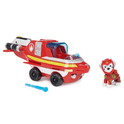 Spin Master 44670 - Paw Patrol Aqua Pups Deluxe Fahrzeug Marshall